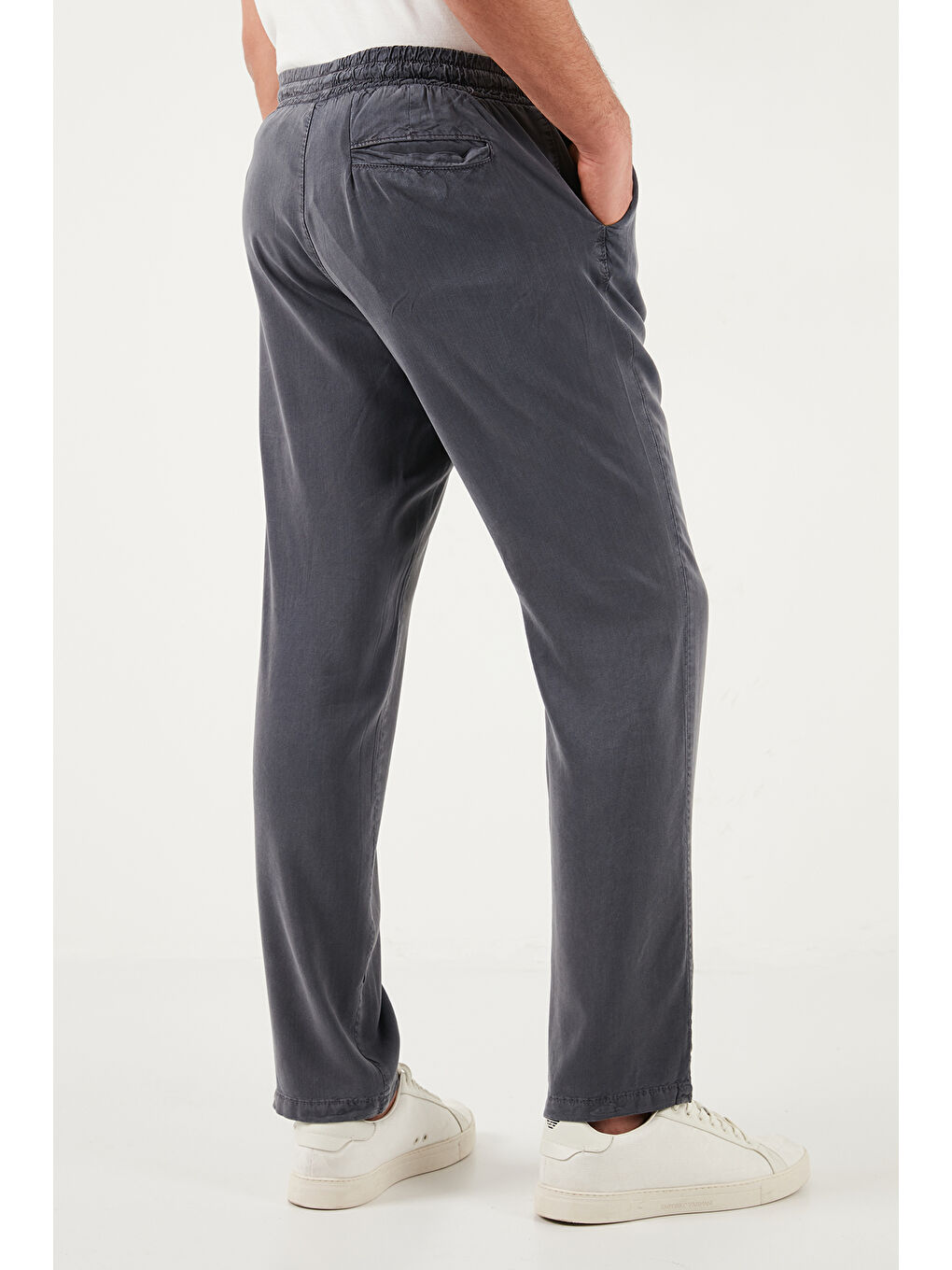 Gri Regular Fit Normal Bel Düz Paça Pantolon 6689255-6