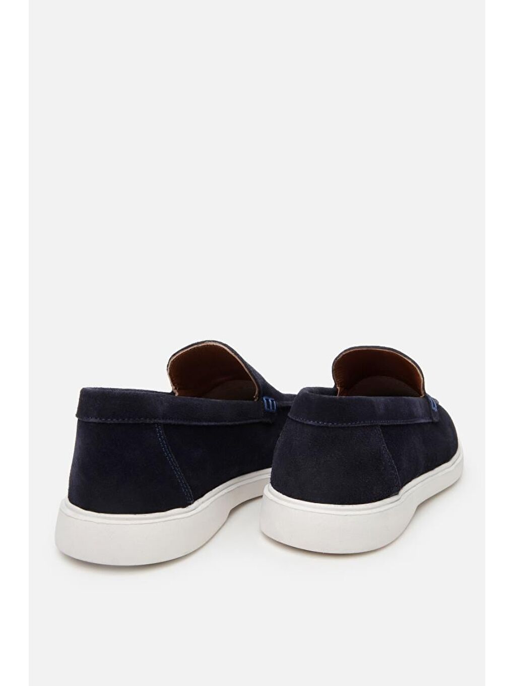 Erkek Süet Deri Lacivert Hafif Tabanlı Günlük Loafer-3