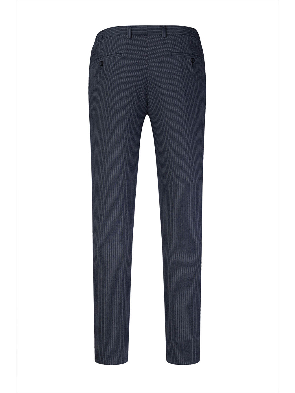 Lacivert Rahat Kesim Çizgili Yandan Cepli Jogger Pantolon-2