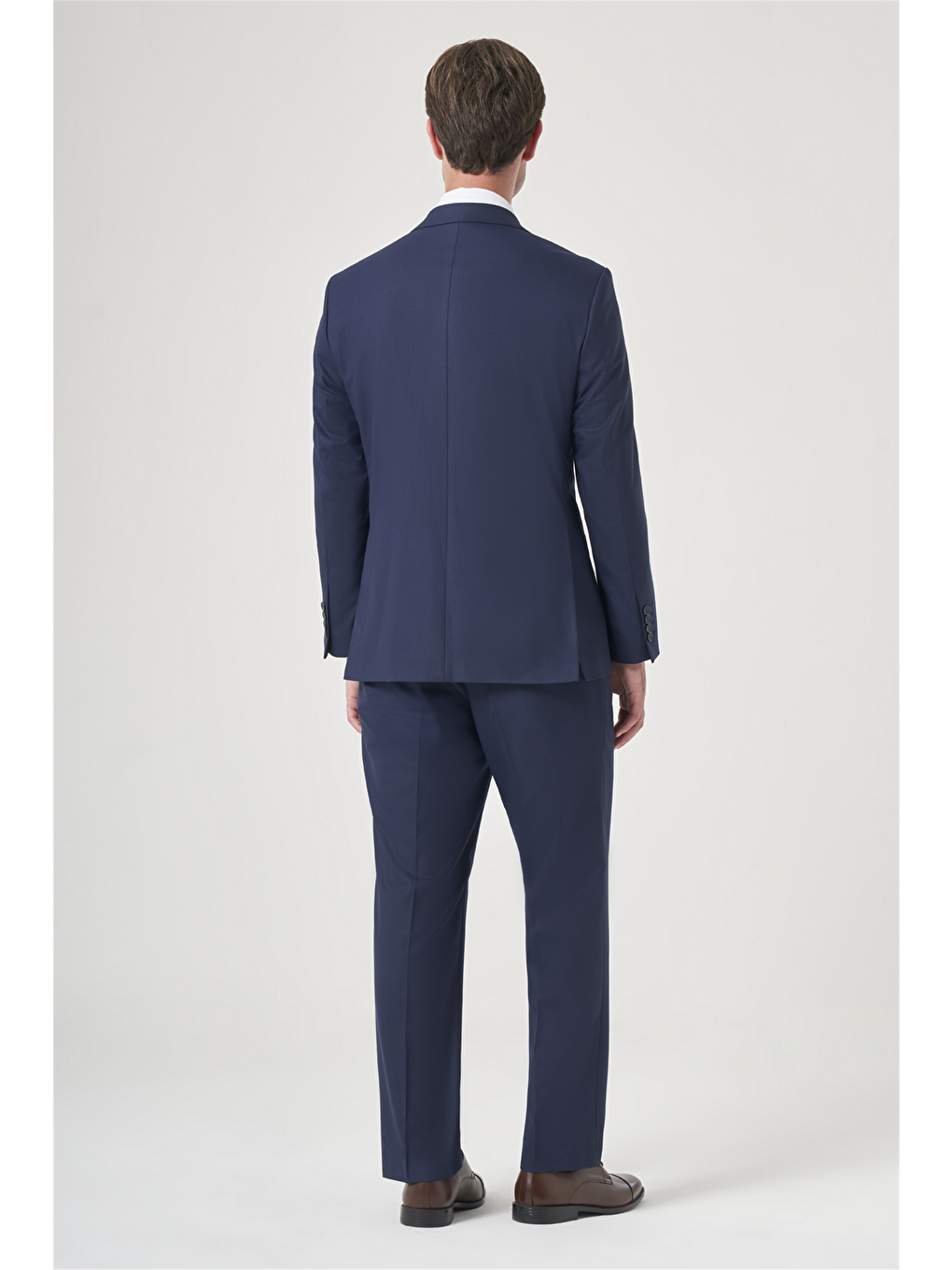 Lacivert Mono Yaka 4 Drop Comfort Fit Tam Astar Esnek Takım Elbise 1001260178-4