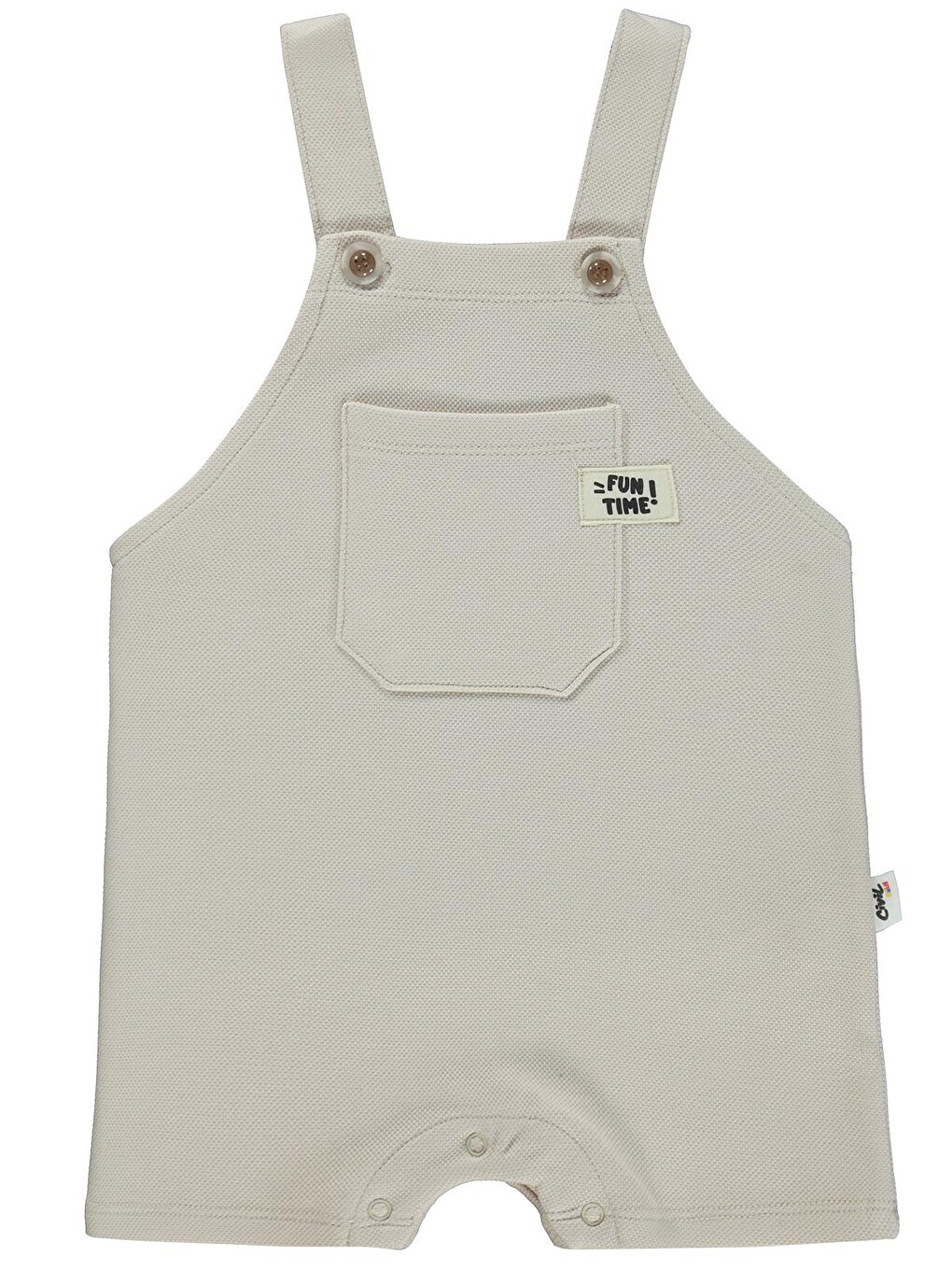 Baby Çizgili Tişört 2'li Set 6-18 Ay Slopet - Bej-3