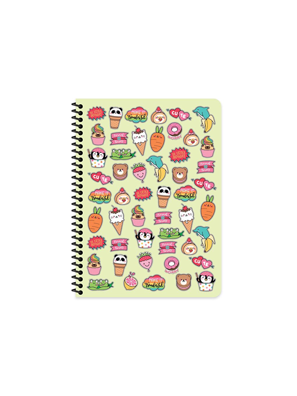 Keskin Color Sarı 16.5x22.5 Kareli Defter Sweet Fun - Sarı