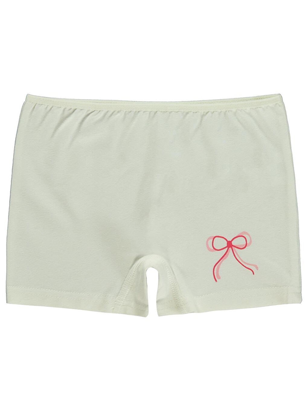 Beyaz Girls Kurdele 2-12 Yaş Kız Çocuk 2'li Boxer - Standart-1