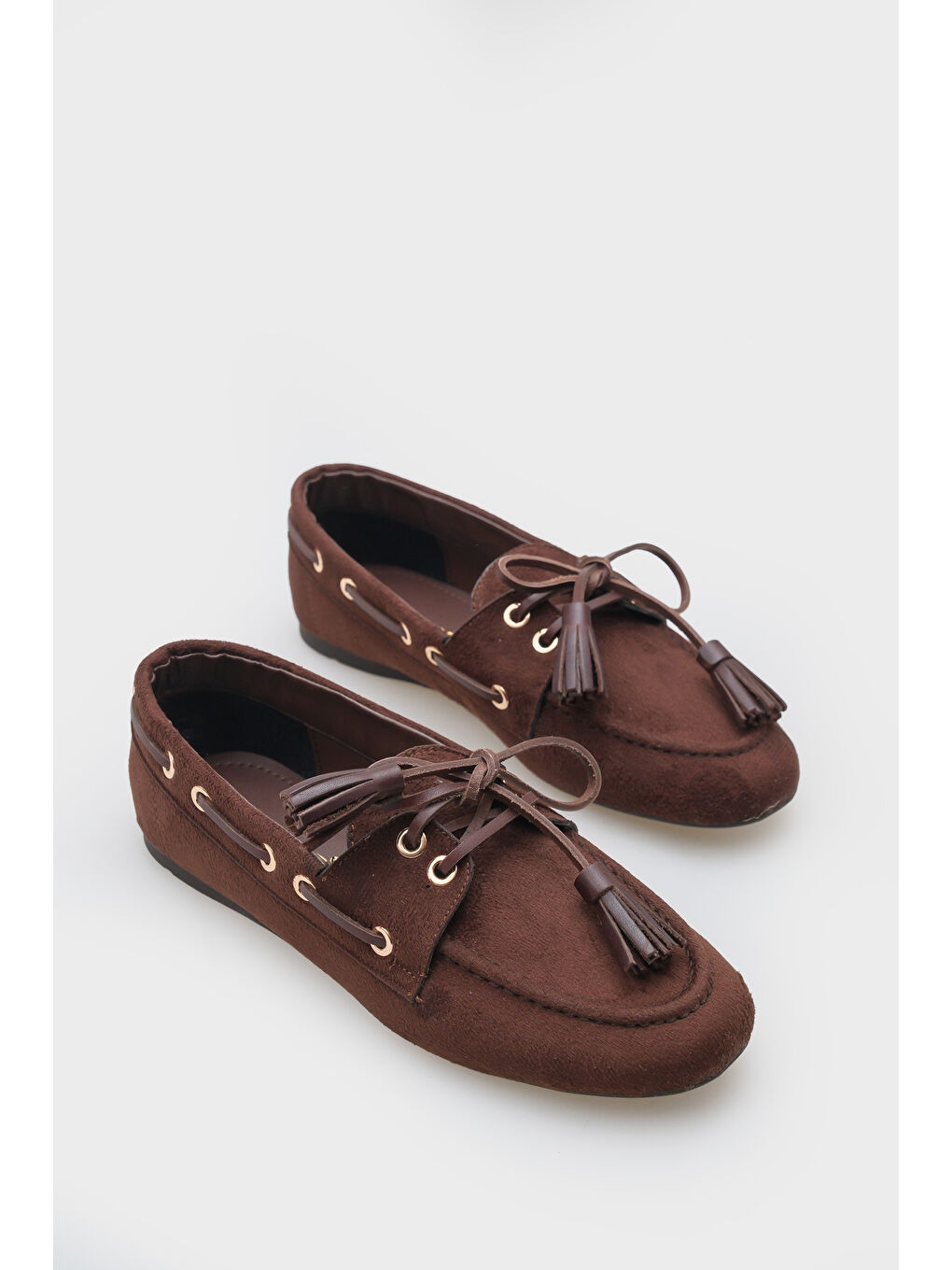 Kahverengi Marillin Kadın Loafer-1