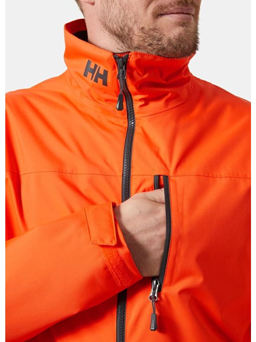 Helly Hansen Turuncu Crew Midlayer Jacket 2.0 Erkek Mont HHA.34444.HHA.307 - 4