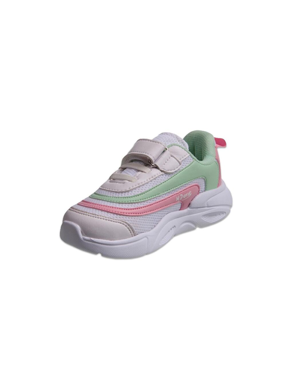 Glowstep Çocuk Velcro Beyaz-Yeşil Sneaker-3