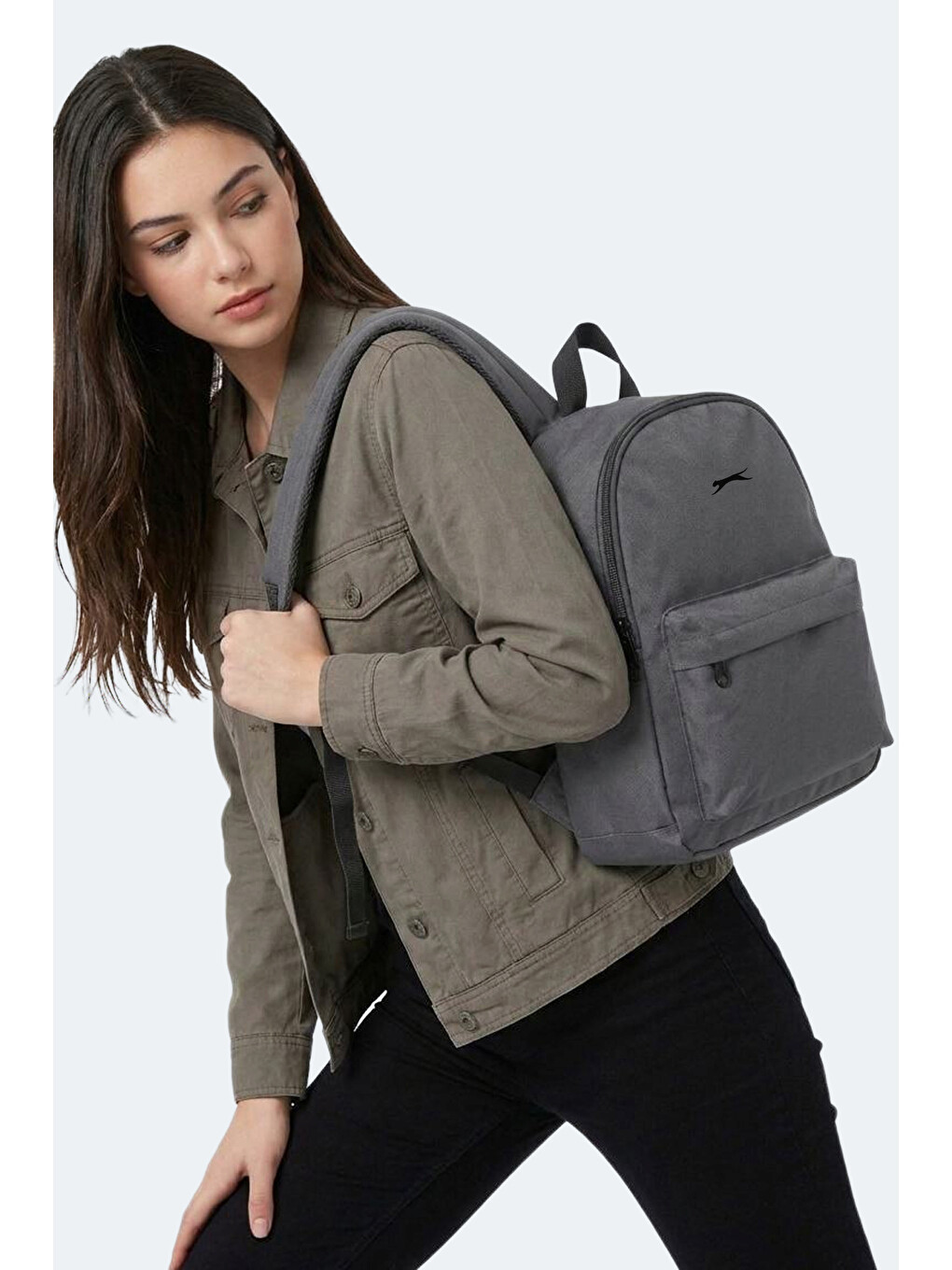Gulena Unisex Koyu Gri Sırt Çantası-3