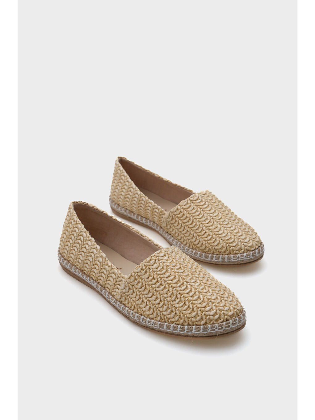 Bej Pasarella Kadın Espadril-1