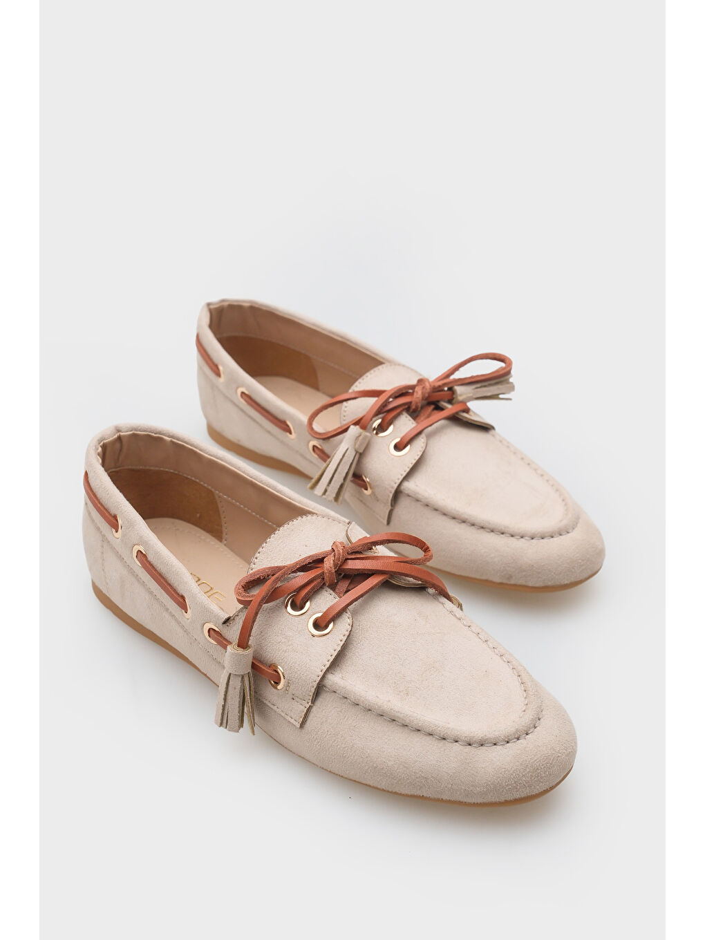 Bej Marillin Kadın Loafer-1