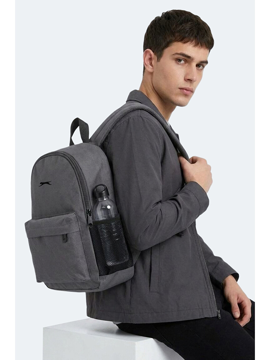 Gulena Unisex Koyu Gri Sırt Çantası-4