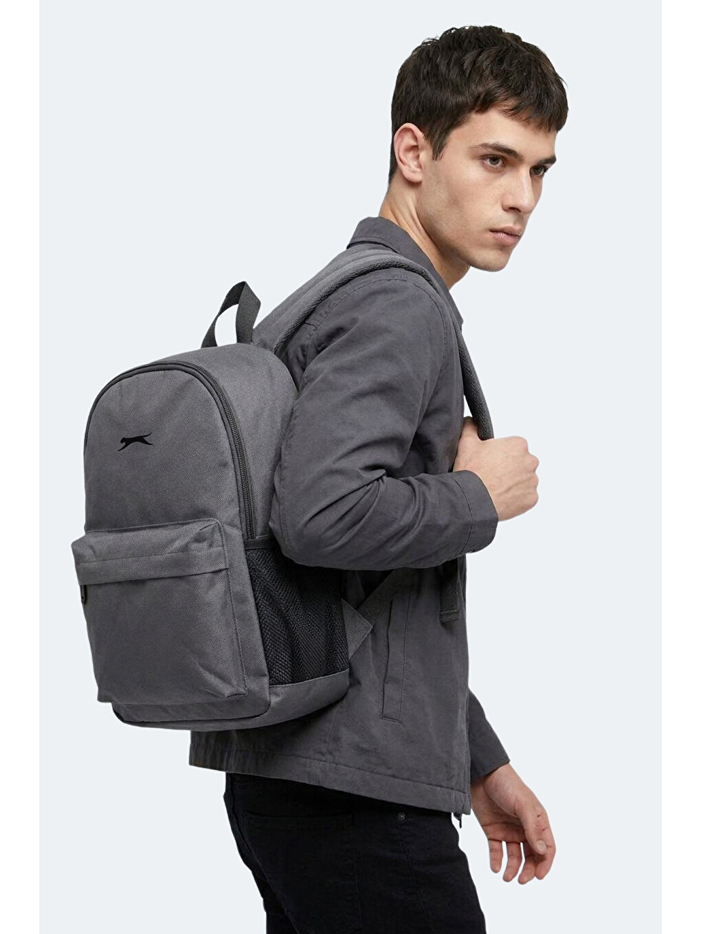 Gulena Unisex Koyu Gri Sırt Çantası-6