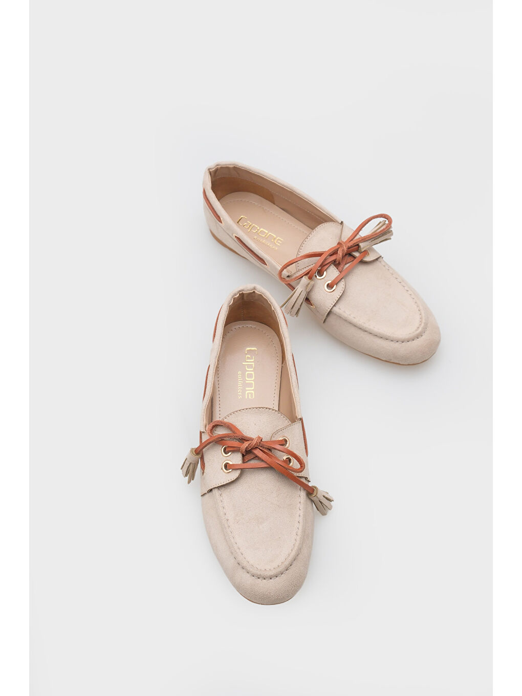 Bej Marillin Kadın Loafer-5