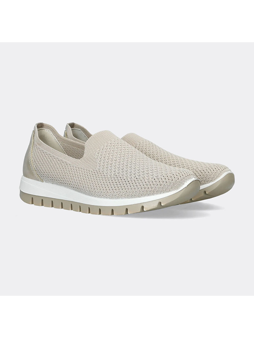 Bej Kadın Sneaker 7658633 DEH 76586 T.FLYKNIT 25 RE Cream Plat-1
