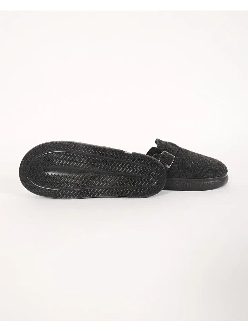 Siyah Erkek Ev Terliği - FELTOR-4