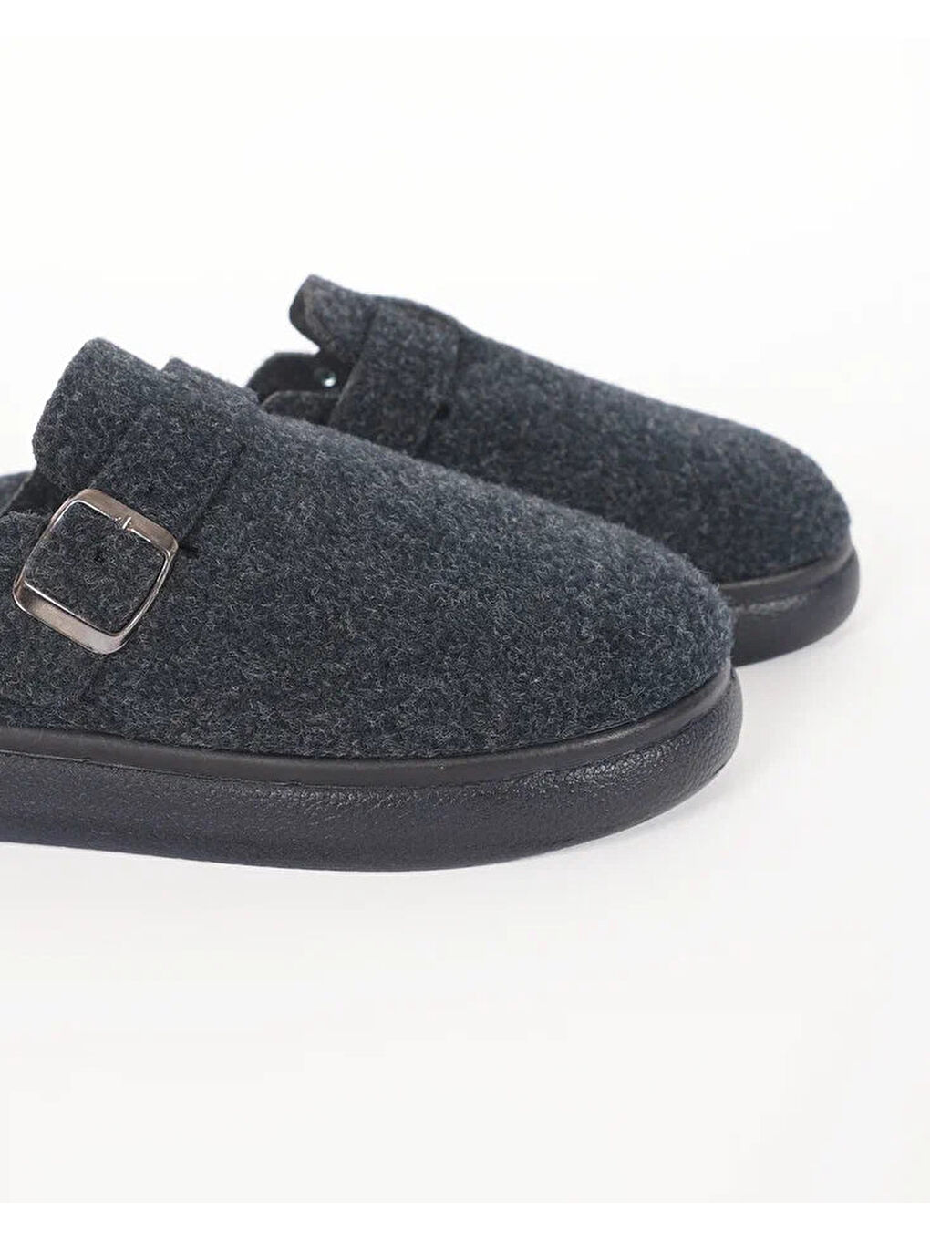 Lacivert Erkek Ev Terliği - FELTOR-1