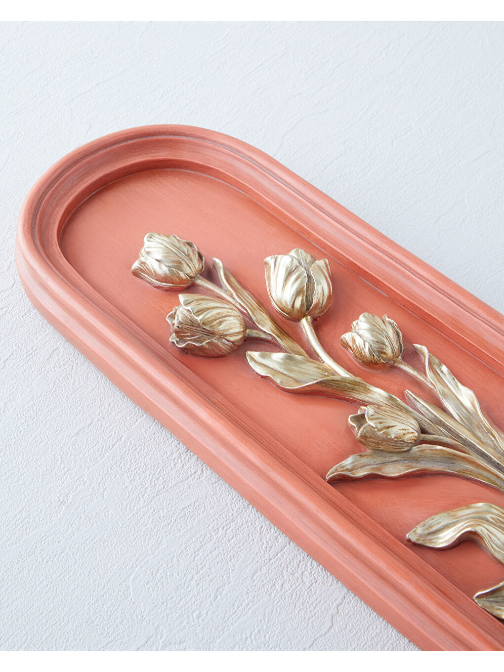 Flowery Duvar Aksesuarı 13,5x3,5x34,5 cm Turuncu-1