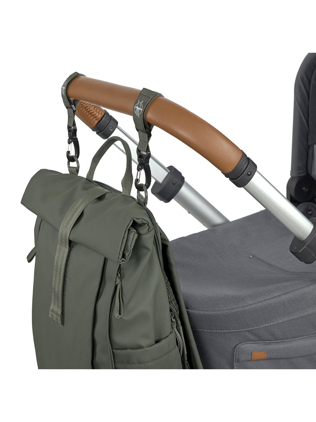 Rolltop Up Bebek Bakım Sırt Çantası Olive-5