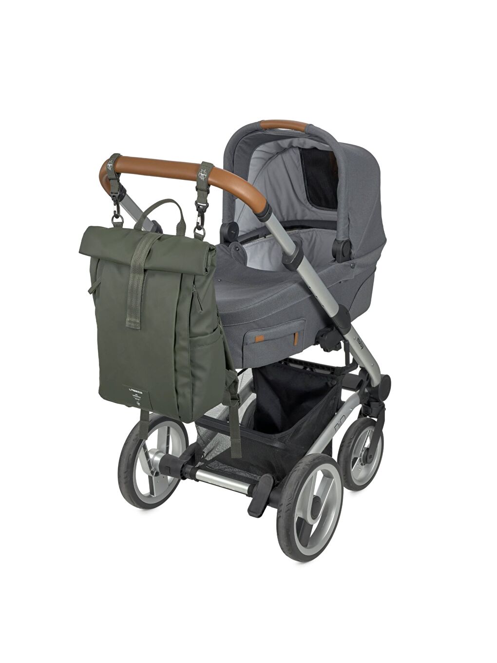 Rolltop Up Bebek Bakım Sırt Çantası Olive-6