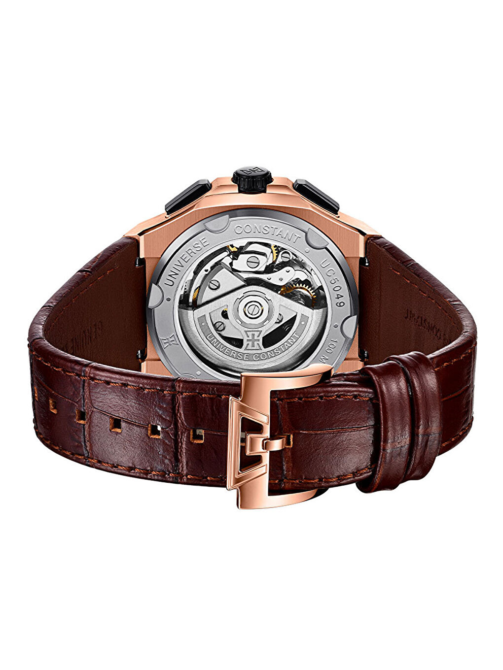 Kahverengi UC5049 Erkek Kol Saati-3