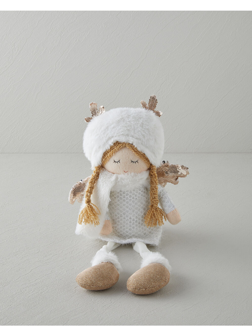 Angel Dekoratif Obje 46 cm Beyaz