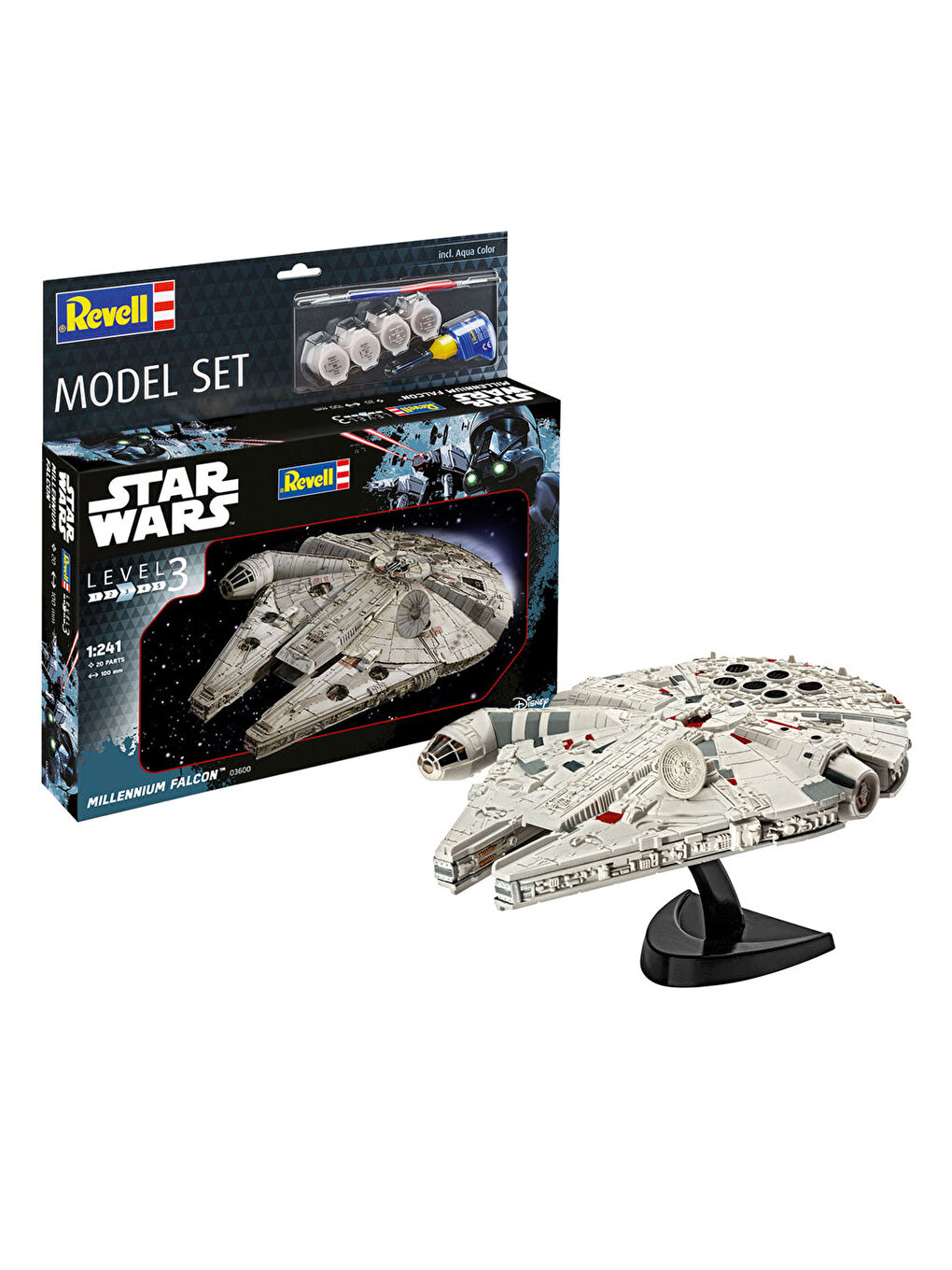 Revell Renksiz Maket 1:241 Model Set Star Wars Millennium Falcon 63600