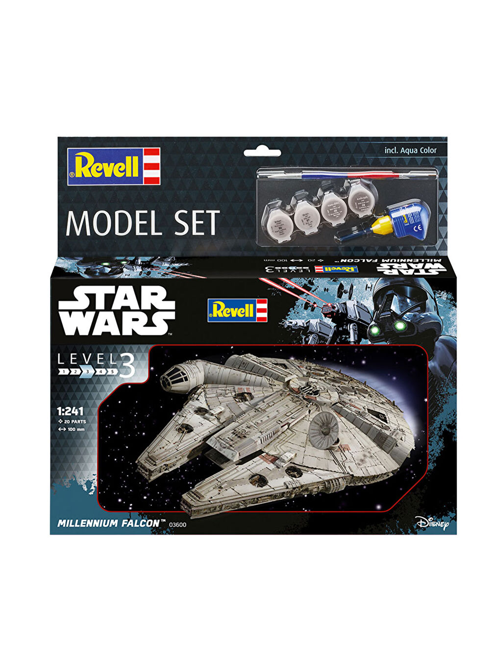 Revell Renksiz Maket 1:241 Model Set Star Wars Millennium Falcon 63600 - 2