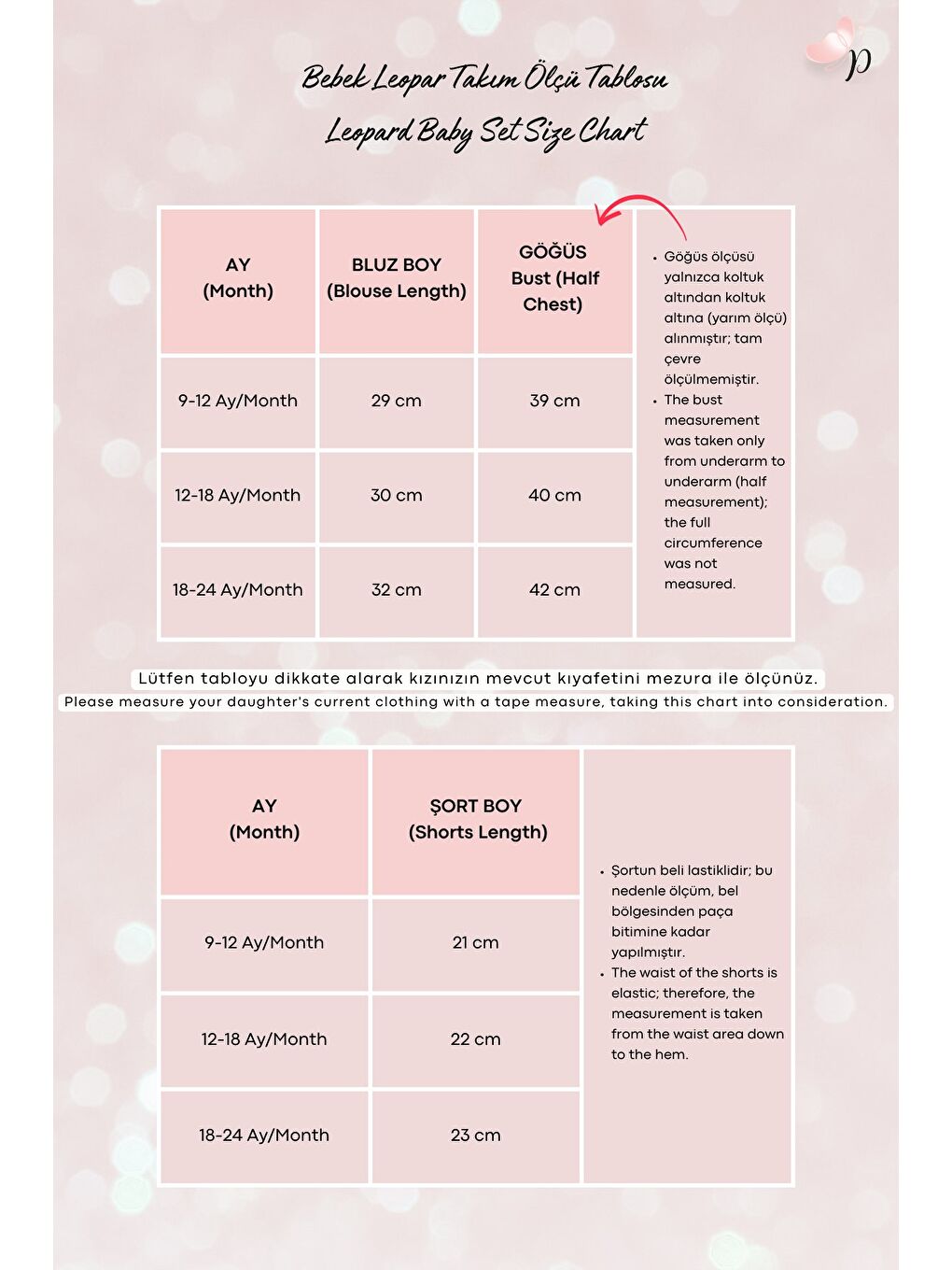 Kahverengi Kız Bebek Viskon Leopar Madonna Yaka Şortlu Bandana Alt Üst Takım-3