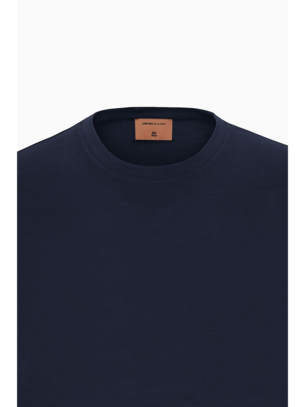 Erkek Siyah Slim Fit Dar Kesim Bisiklet Yaka Pamuklu Tişört-3