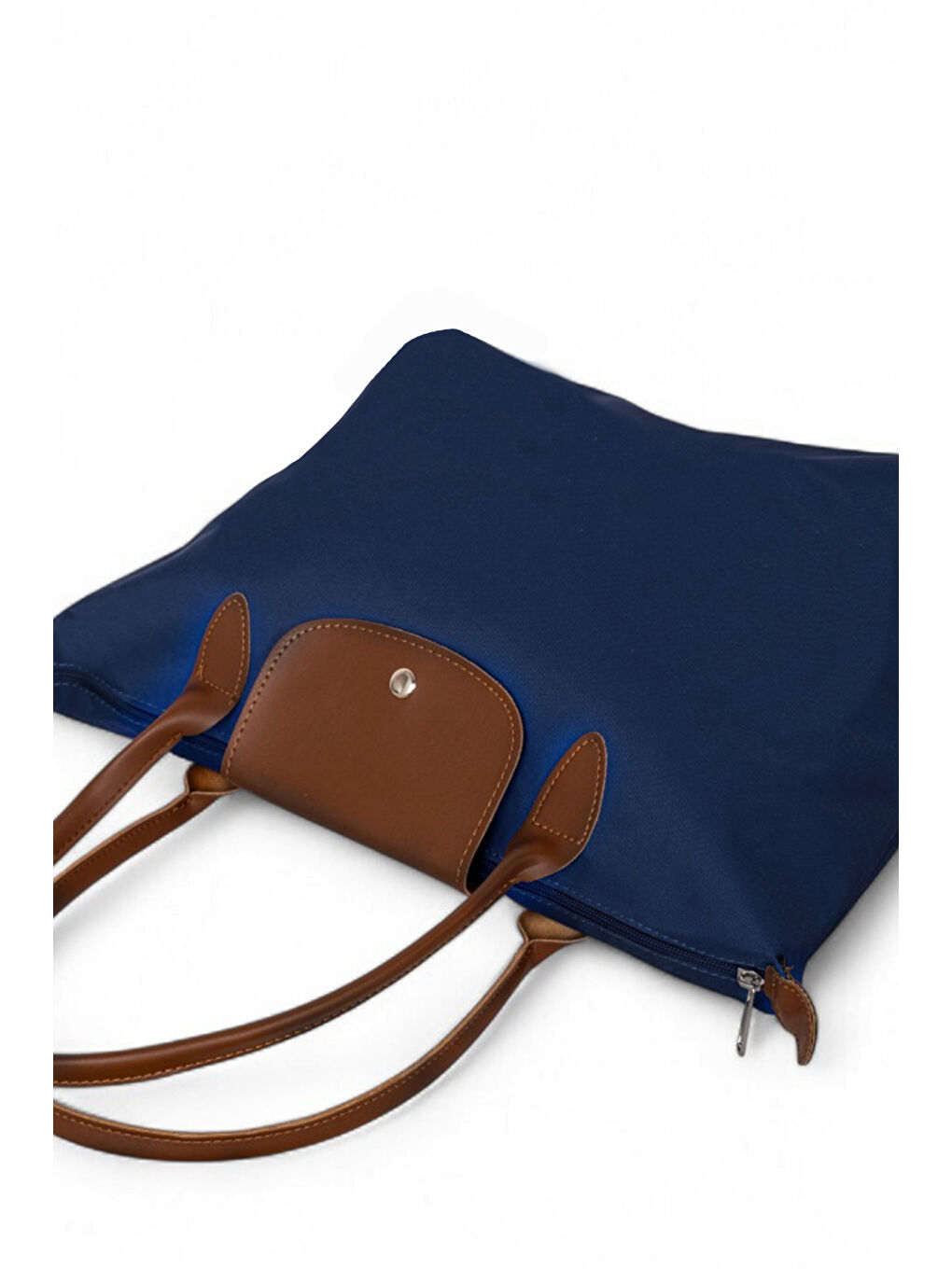 Kadın Lacivert Orta Boy Askılı El ve Omuz Çantası-3
