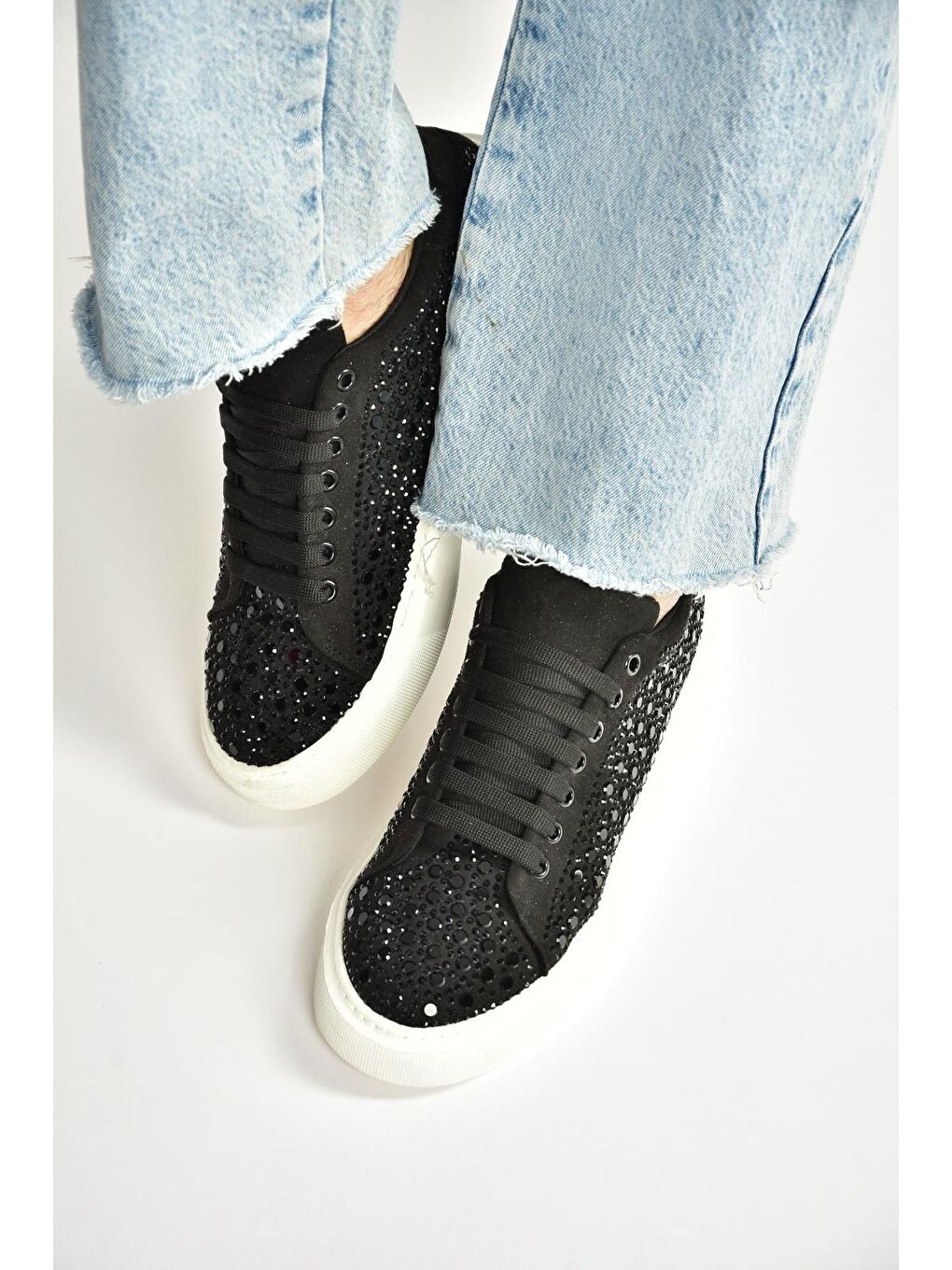 Siyah Kadın Spor Y444708402-1