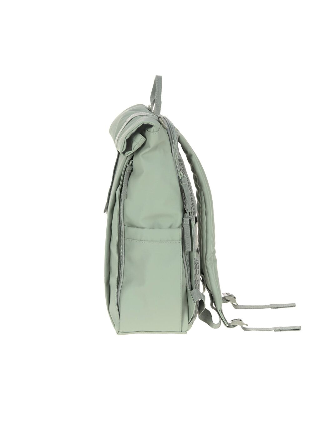 Rolltop Up Bebek Bakım Sırt Çantası Silver Green-2