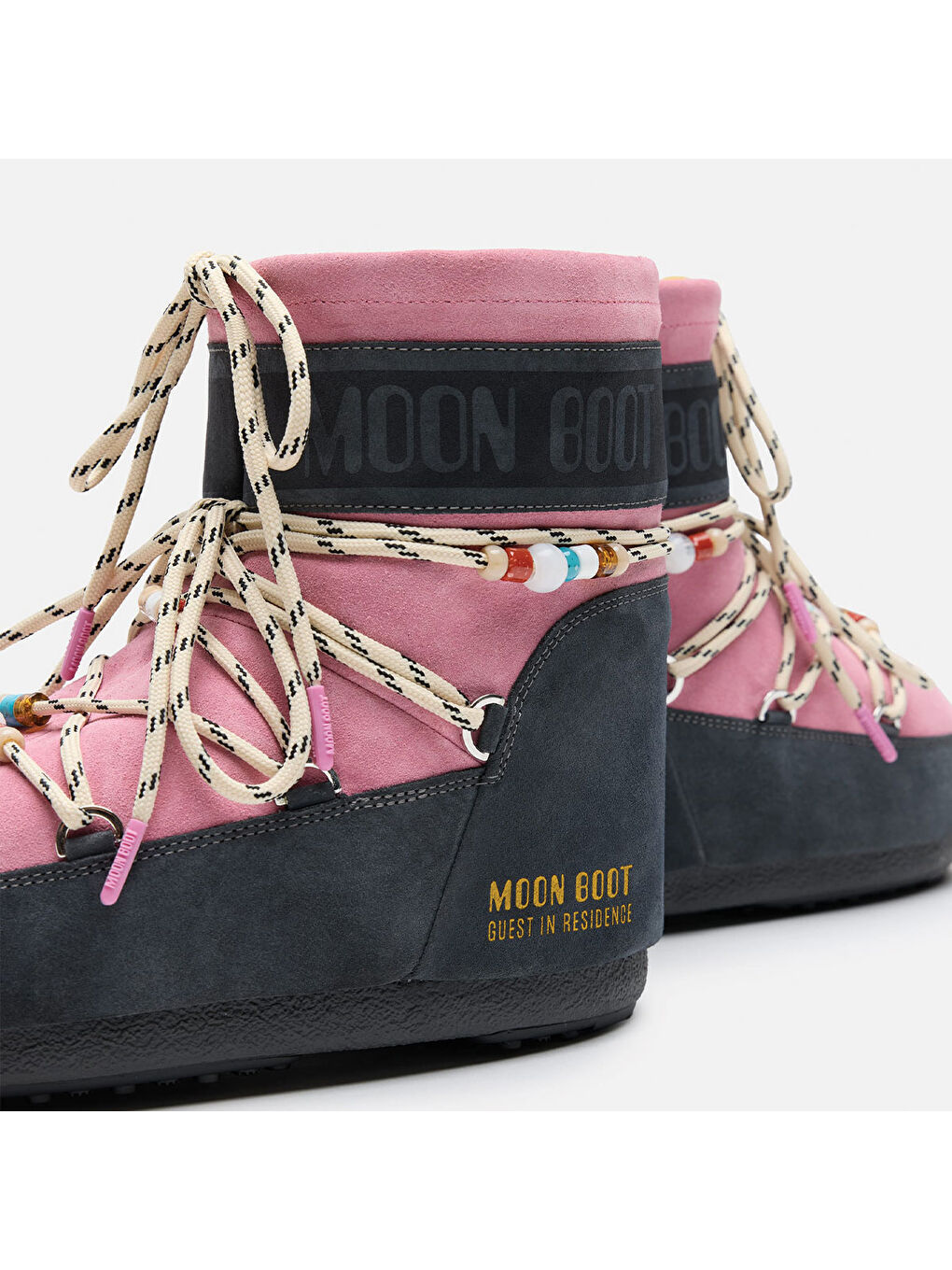 Gri Kadın Bot (Kar) 80D1409730 MB X GIR ICON LOW SUEDE BEADS-3