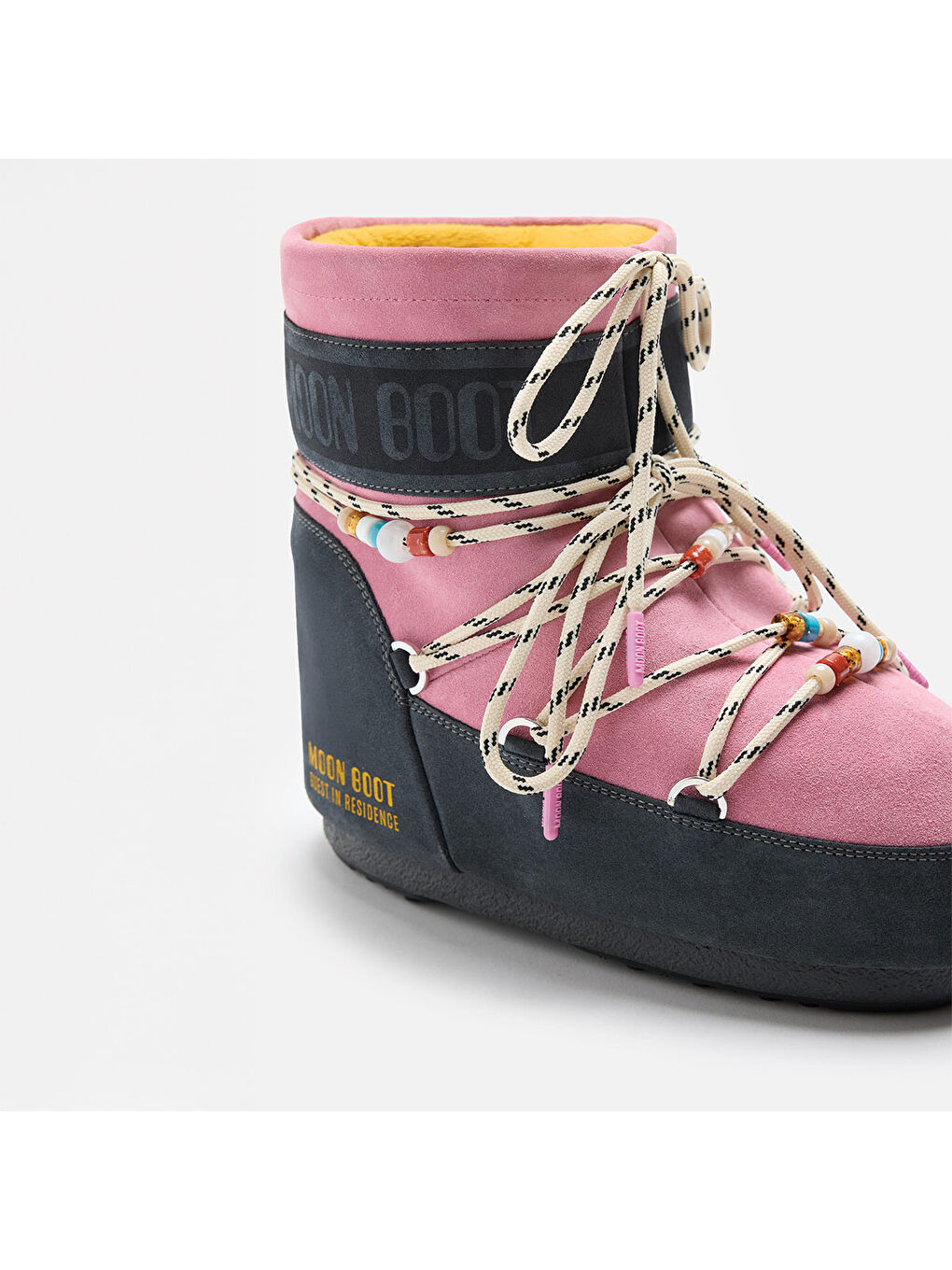 Gri Kadın Bot (Kar) 80D1409730 MB X GIR ICON LOW SUEDE BEADS-4