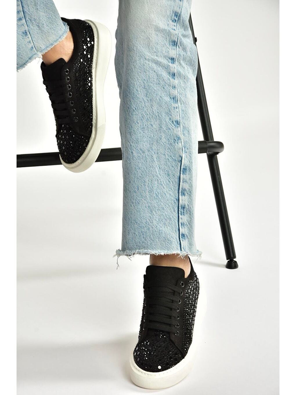 Siyah Kadın Spor Y444708402-4