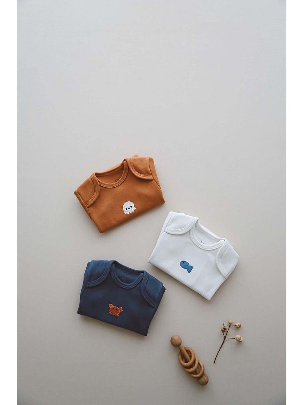 İndigo 3Lü Nakışlı Çıt Çıtlı Kısa Kollu Body Zıbın Model 4-6