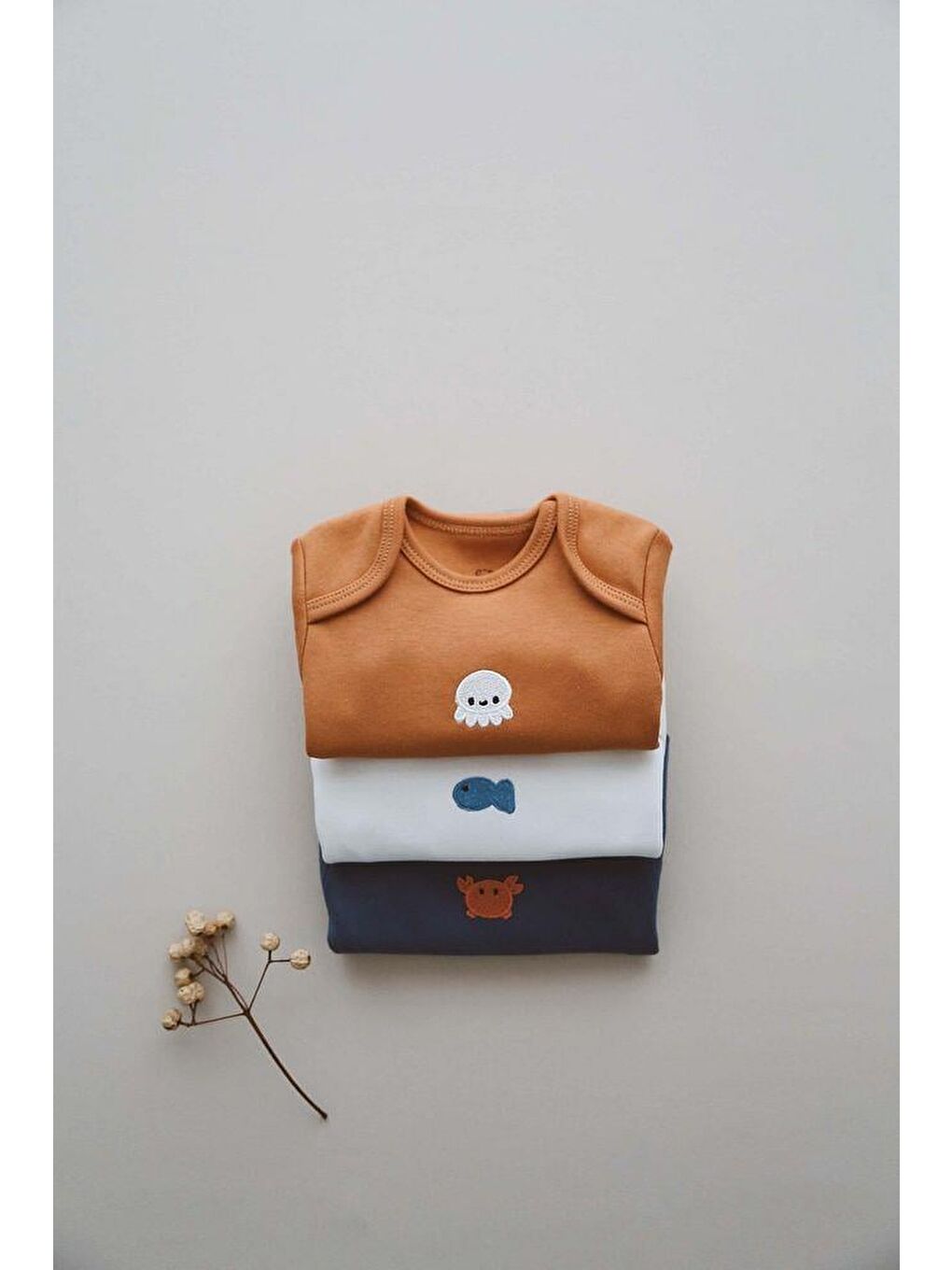 İndigo 3Lü Nakışlı Çıt Çıtlı Kısa Kollu Body Zıbın Model 4-7