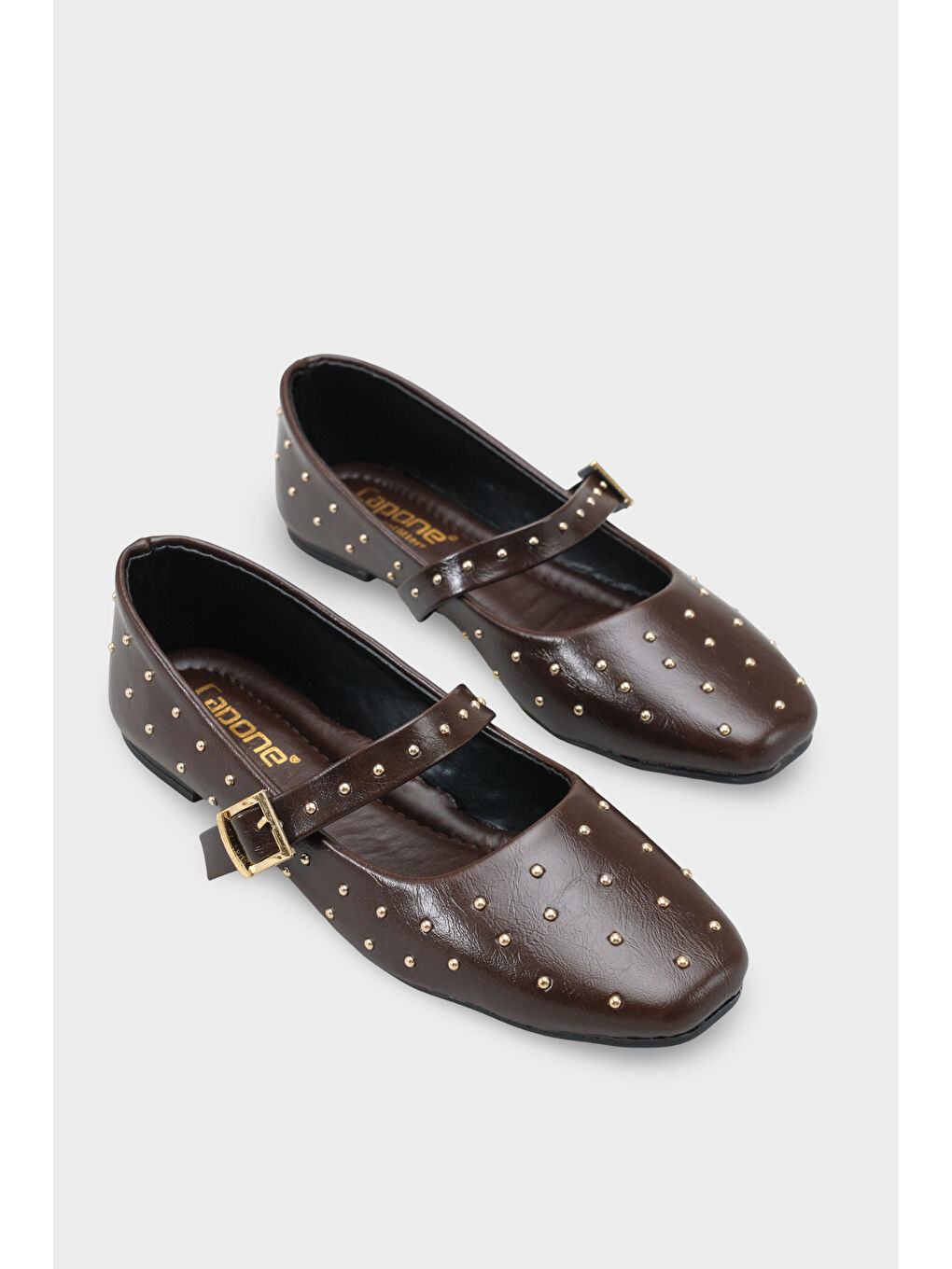 Kahverengi Heddi Bantlı Kadın Babet-1