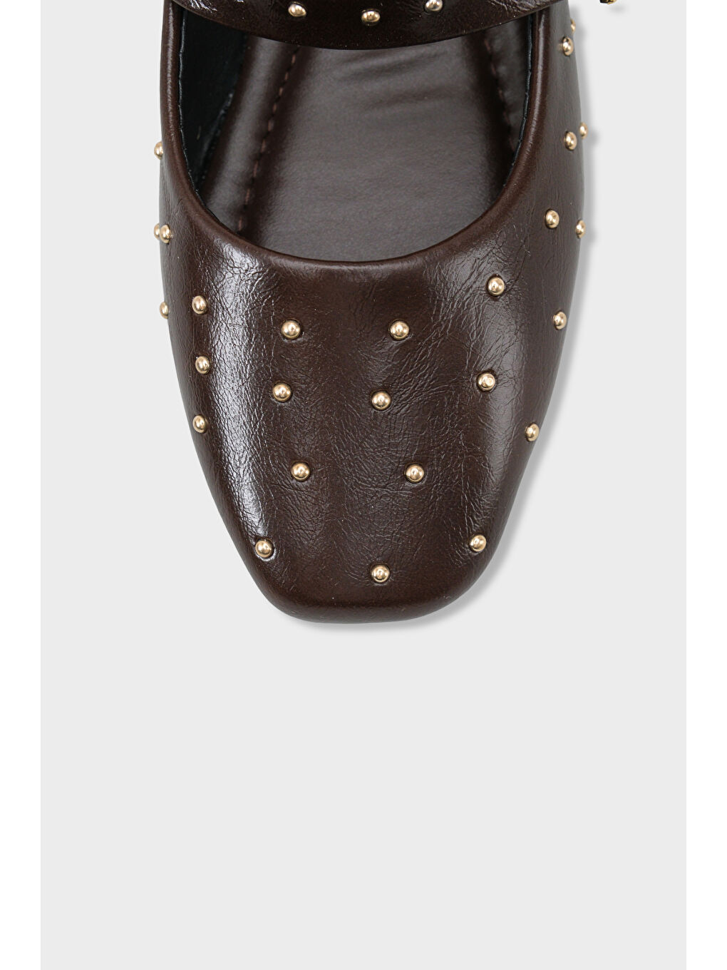 Kahverengi Heddi Bantlı Kadın Babet-2