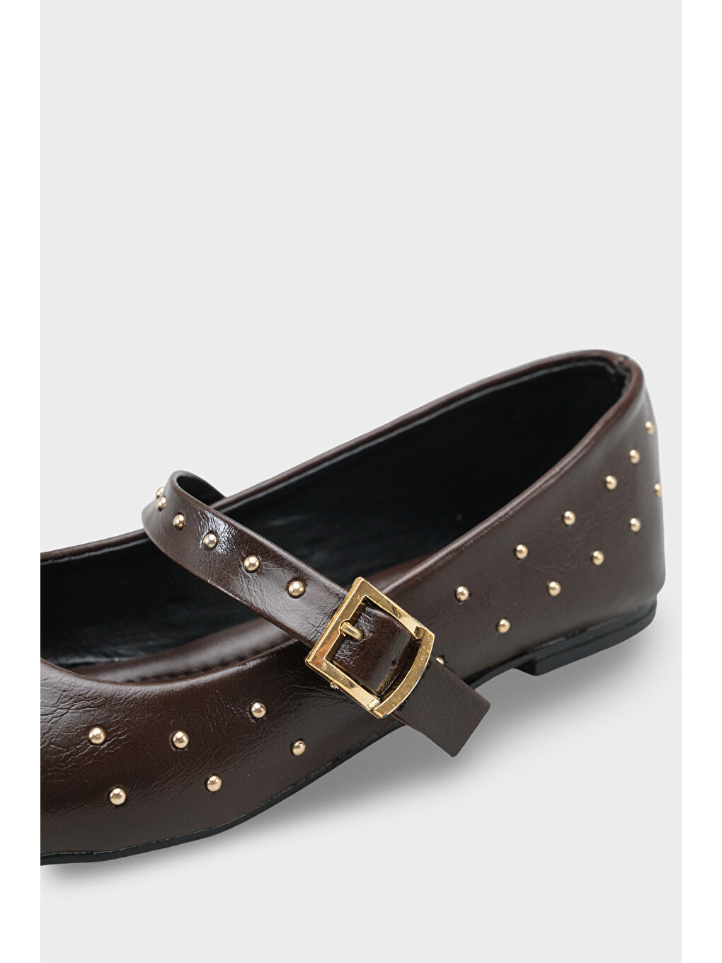 Kahverengi Heddi Bantlı Kadın Babet-3