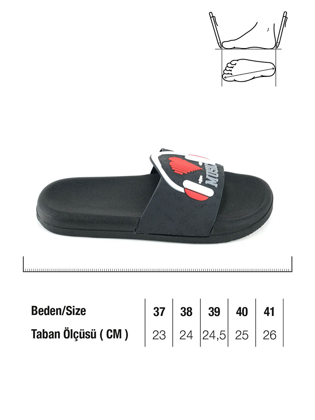 Siyah Kadın Yazlık PU Islak Zemine Uygun Rahat Taban Ev Banyo Bahçe Havuz Terlik-1