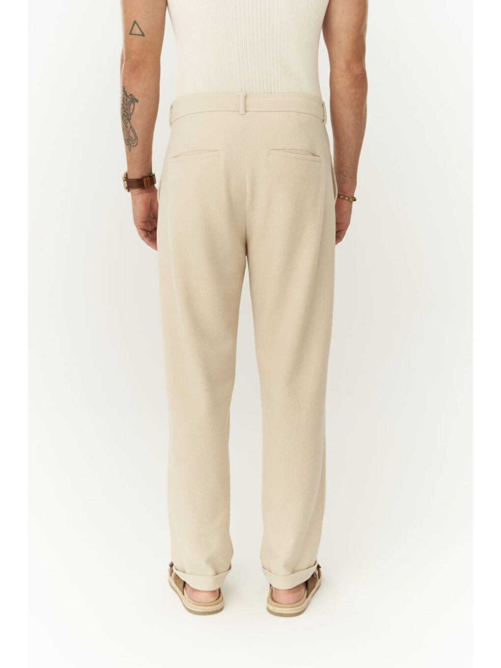 Mai Collection Glenn Bej Erkek Pantolon - 1