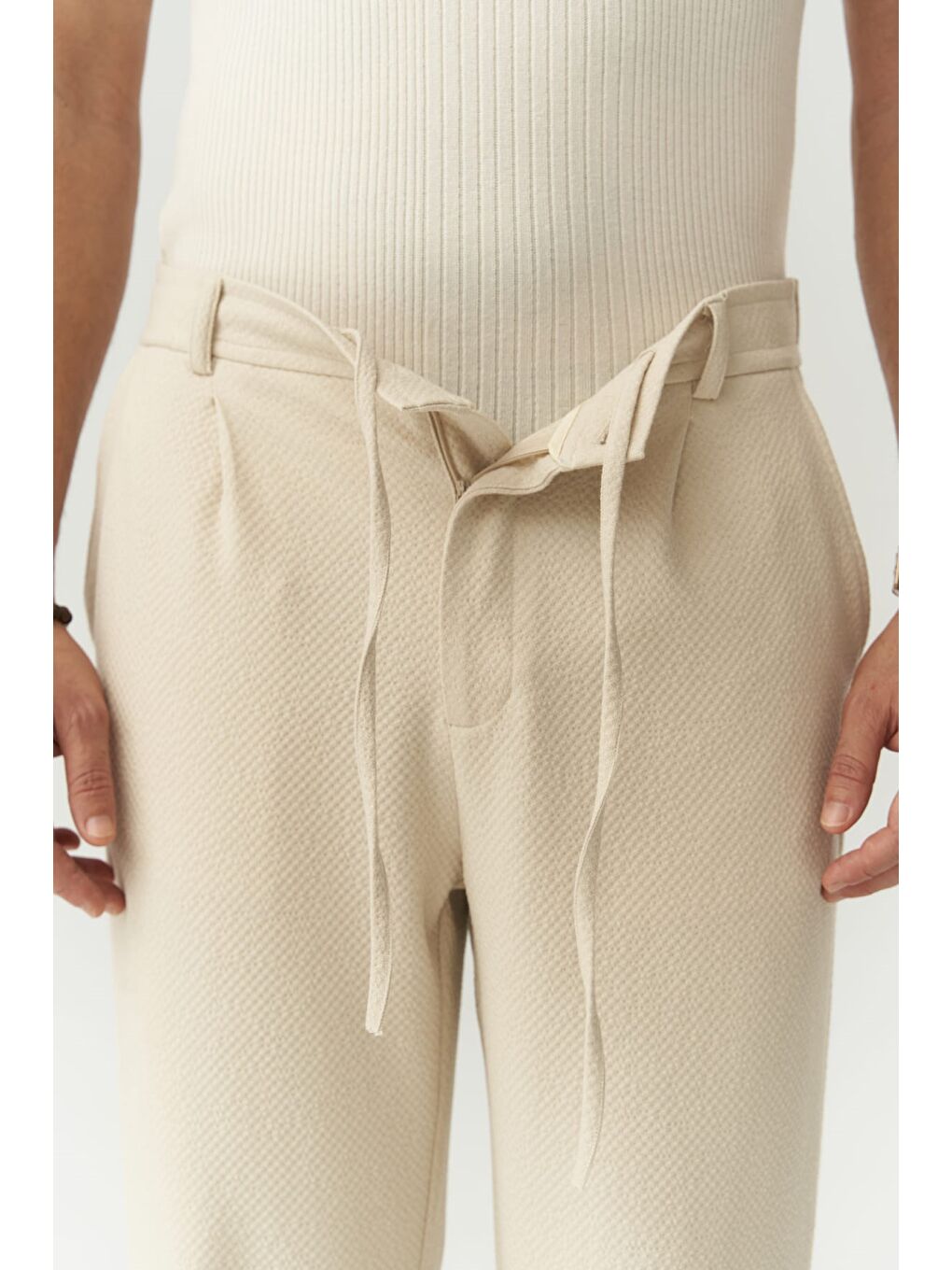 Mai Collection Glenn Bej Erkek Pantolon - 3