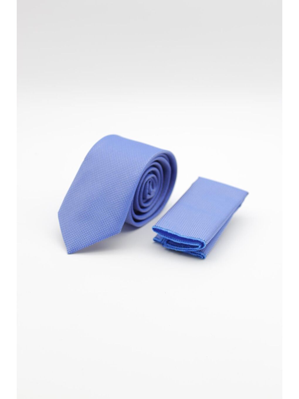 İMZA Mavi 6 Cm Kuş Gözü Desen Kravat 1090235101