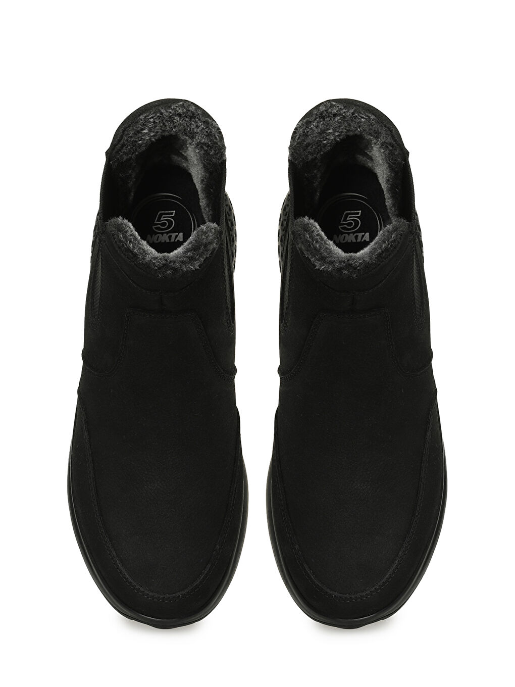 105329.Z5PR Siyah Kadın Düz Bot-3