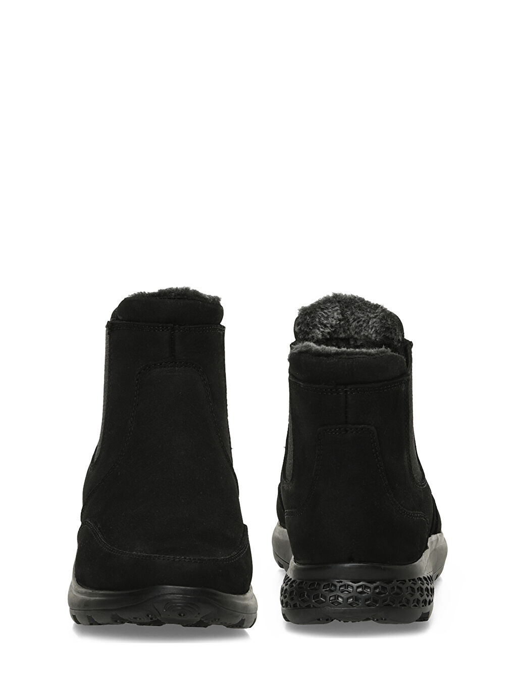 105329.Z5PR Siyah Kadın Düz Bot-4