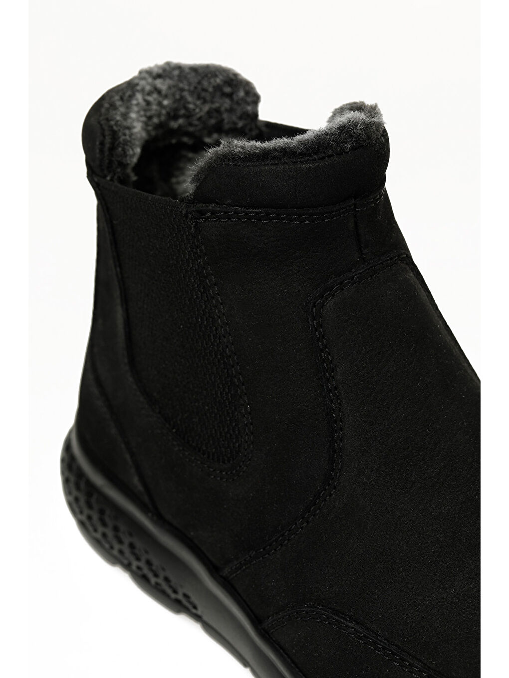 105329.Z5PR Siyah Kadın Düz Bot-6