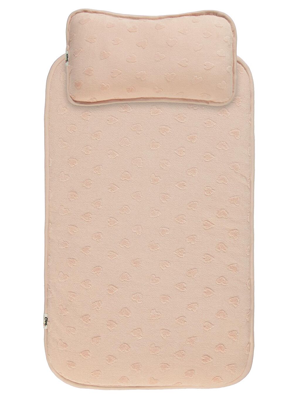 Baby Kalp Jakarlı Alt Açma - Pudra Standart