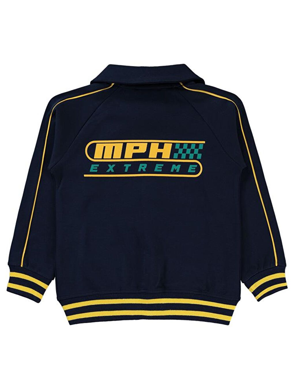 Boys MPH Nakışlı Baskılı 10-13 Yaş Hırka - Lacivert13-14 Yaş-1