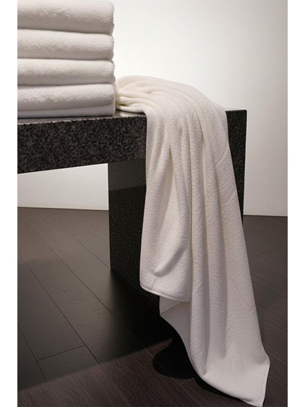 Beyaz White Pamuk %100 Pamuk 100x150 Cm Büyük Banyo Havlusu-2