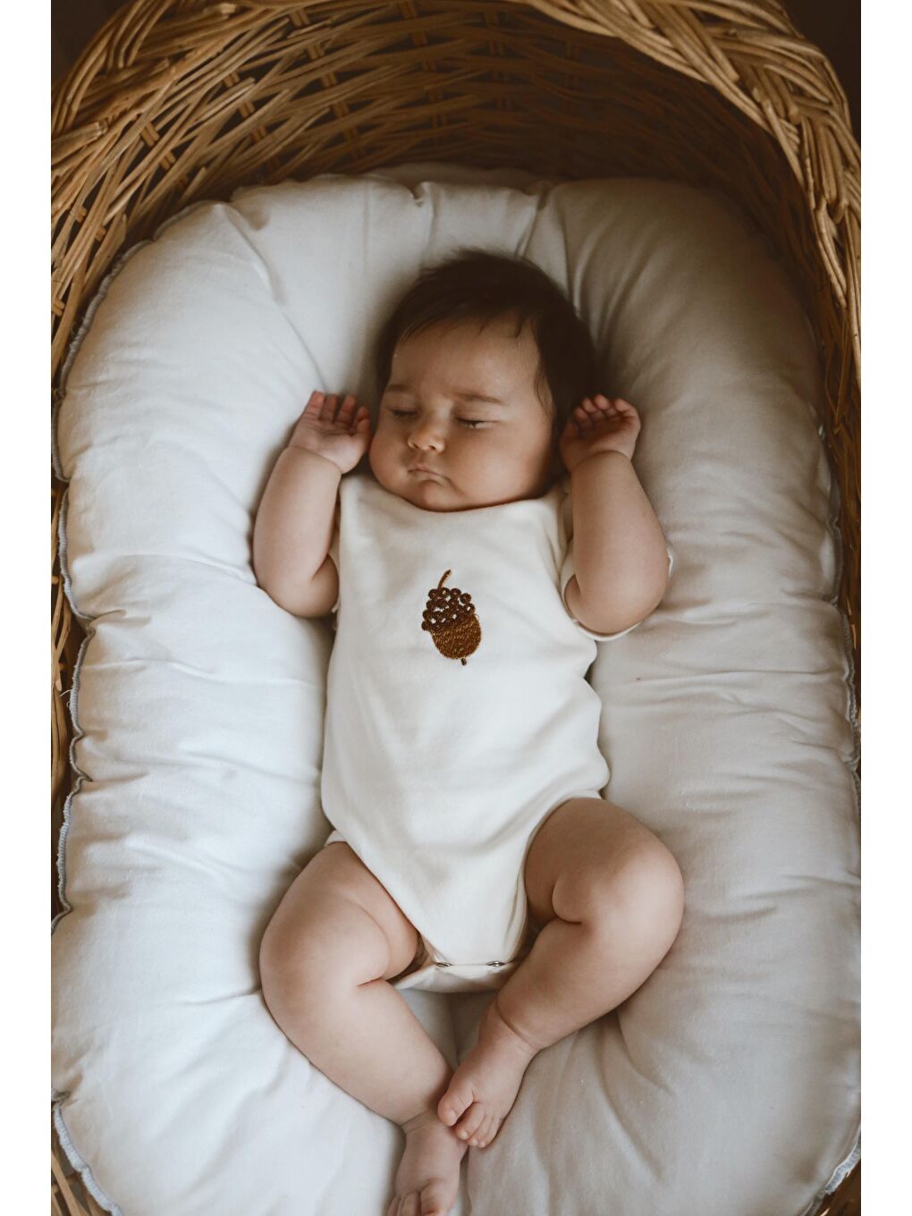 Beyaz 3Lü Nakışlı Çıt Çıtlı Kısa Kollu Body Zıbın Model 1-5